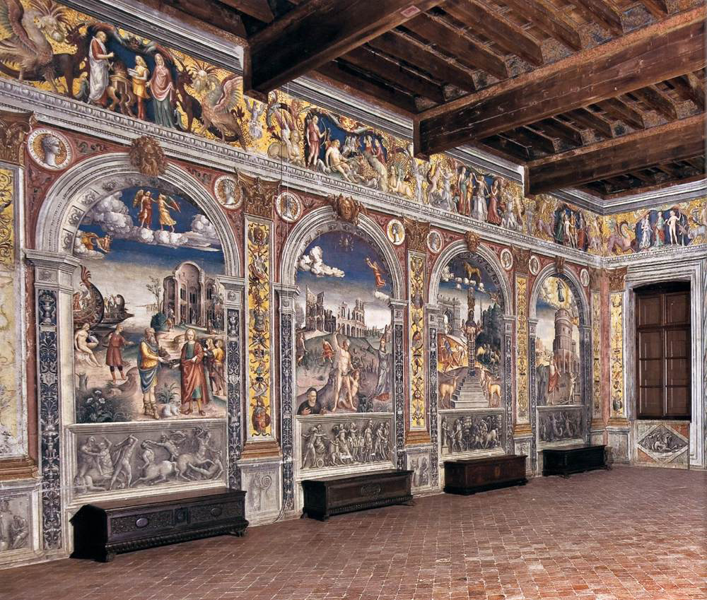 sala dello zodiaco palazzo d arco mantua